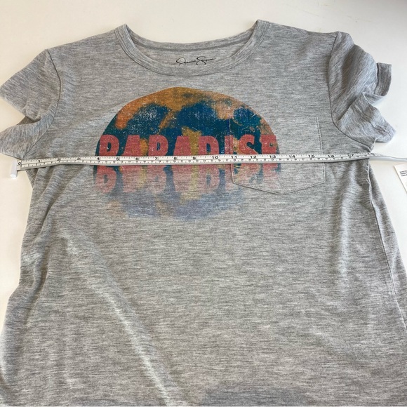 Jessica Simpson Women's Harlow Pocket Graphic Tee M NWT - Picture 15 of 17